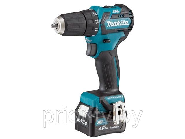 Аккум. дрель-шуруповерт MAKITA DF 332 DWME в чем. (10.8 В, 2 акк., 4.0 А/ч Li-Ion, 2 скор., 35 Нм, шурупы до 8