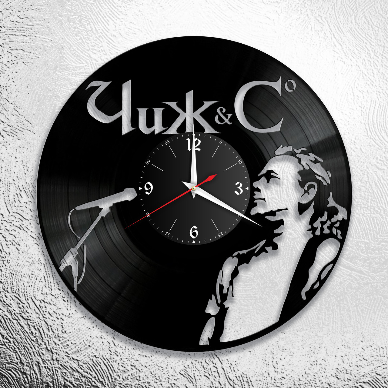 Часы из виниловой пластинки "Чиж и Ко" версия 1