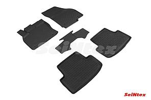 Коврики резиновые Skoda Karoq (2017-) / Шкода Карок [94062] (SeiNtex)