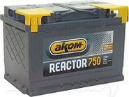 Автомобильный аккумулятор AKOM Реактор 6СТ-75 Евро / 575020009