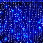 Светодиодная шторка-гирлянда 3х3м Синяя, фото 3