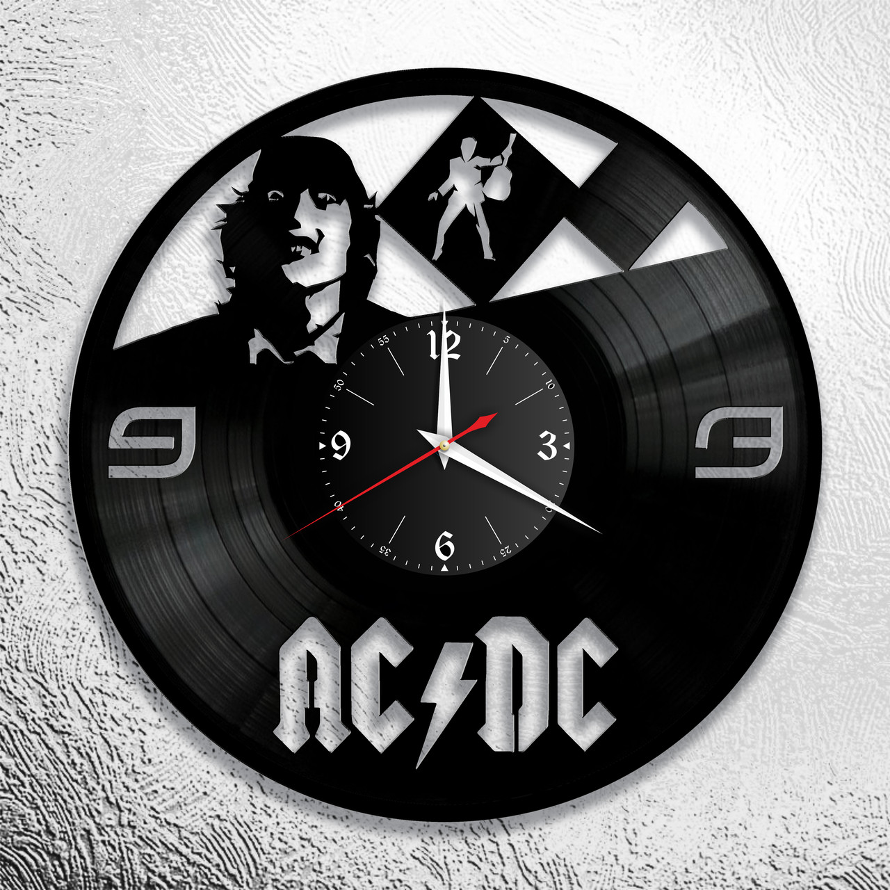Часы из виниловой пластинки "AC DC "версия 5, фото 1
