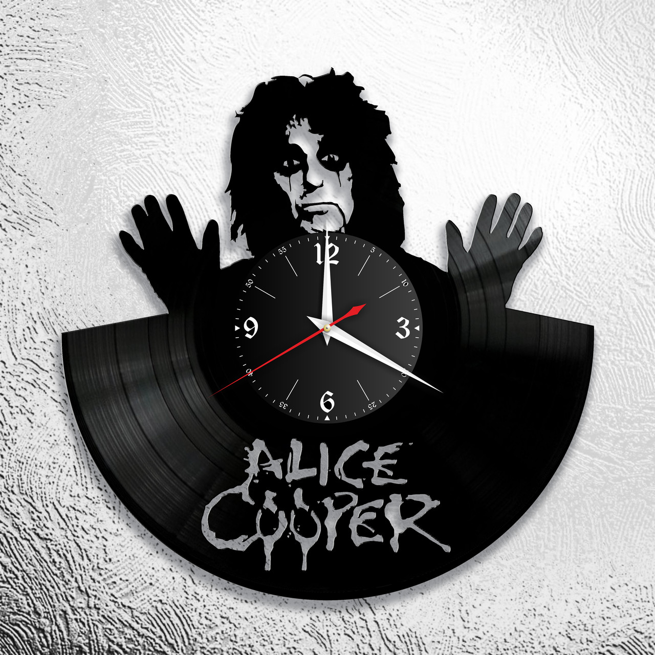 Часы из виниловой пластинки "Alice Cooper  "версия 1