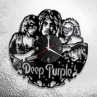 Оригинальные часы из виниловых пластинок "Deep Purple" версия 1