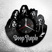 Оригинальные часы из виниловых пластинок "Deep Purple" версия 2