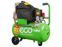 Компрессор ECO AE-251-1 (235 л/мин, 8 атм, коаксиальный, масляный, ресив. 24 л, 220 В, 1.50 кВт), фото 3