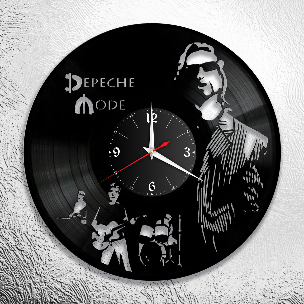 Часы из виниловой пластинки "Depeche Mode" версия 3