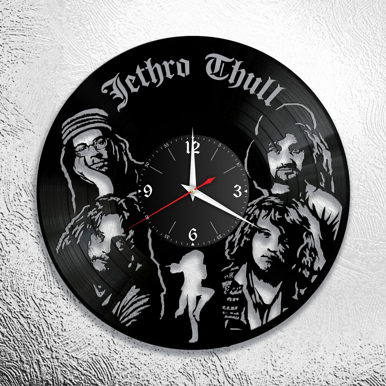 Часы из виниловой пластинки "Jethro Tull " версия 1