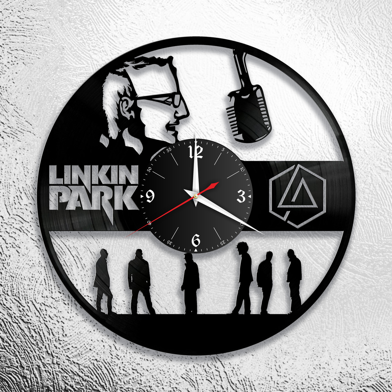 Часы из виниловой пластинки "Linkin Park" версия 2, фото 1