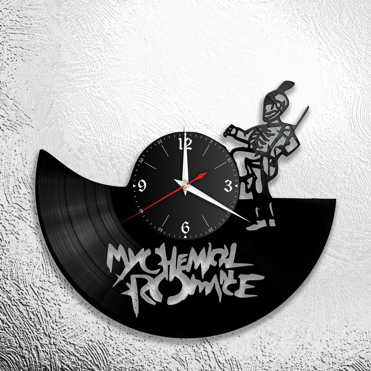 Часы из виниловой пластинки "My Chemical Romance" версия 1