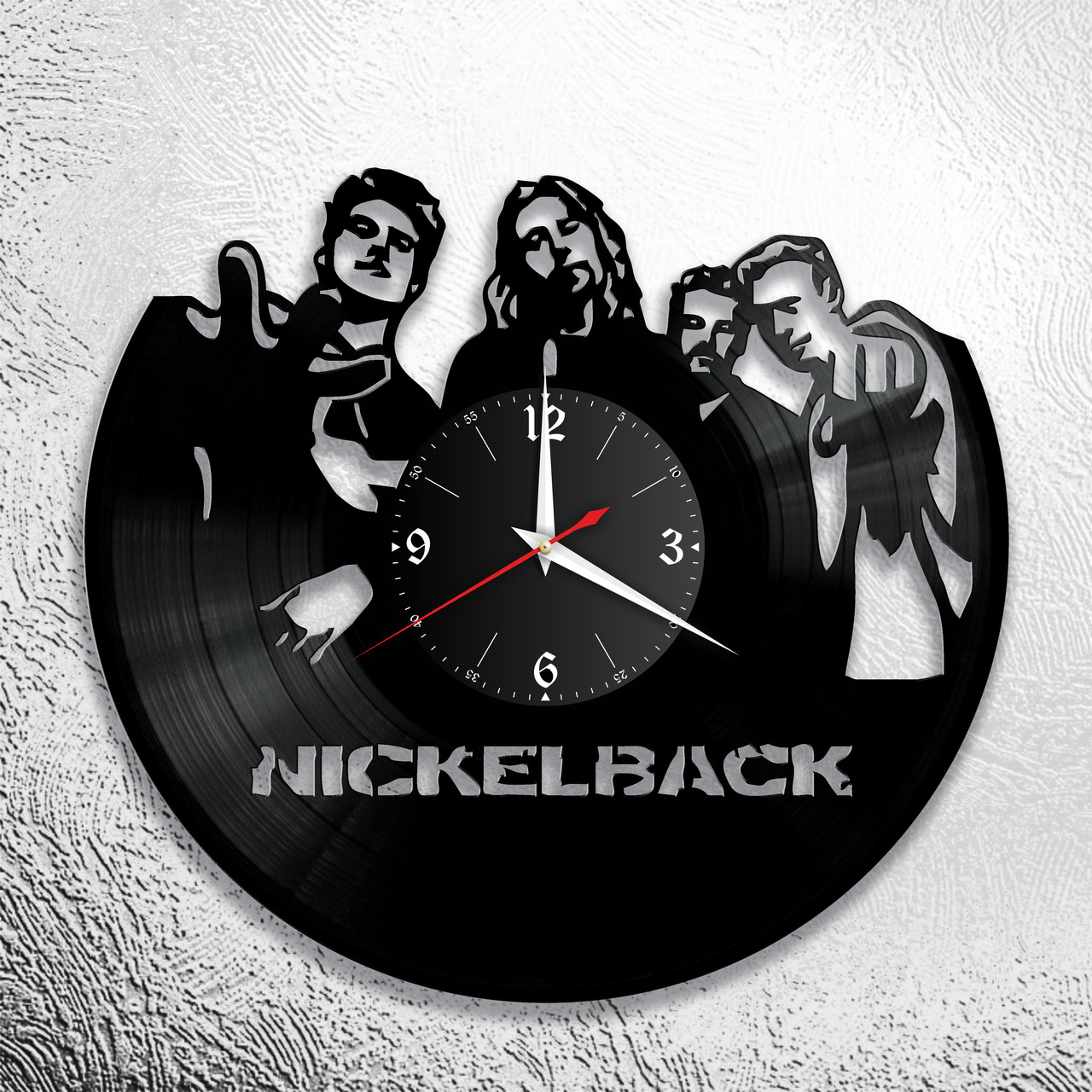 Часы из виниловой пластинки "Nickelback " версия 1, фото 1