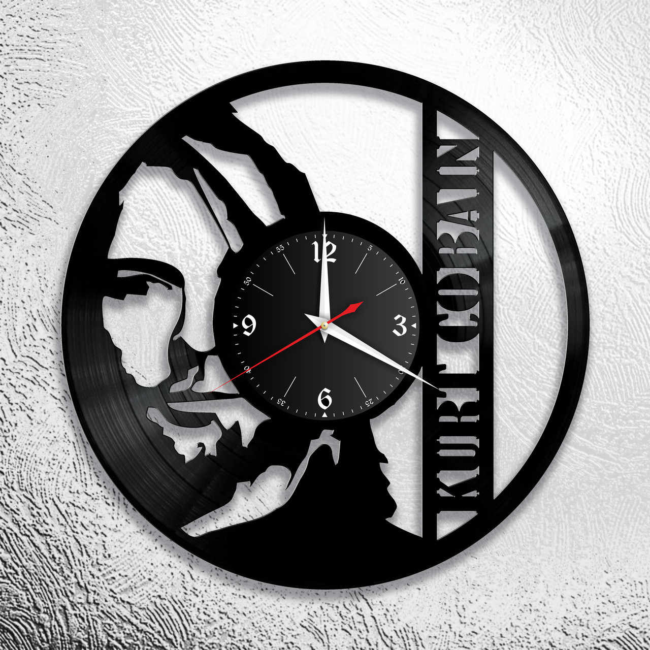 Часы из виниловой пластинки "Nirvana " версия 3