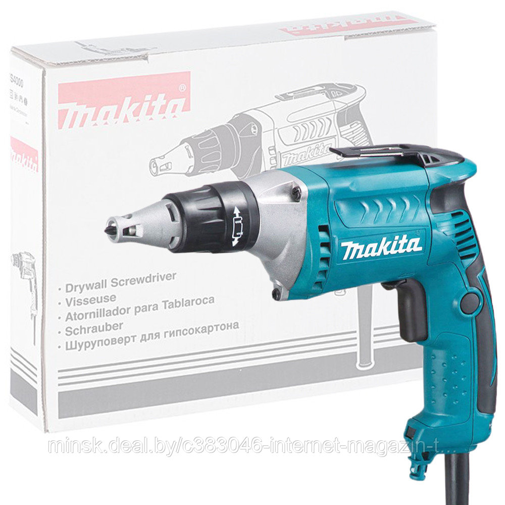 Шуруповерт сетевой FS4300 (FS 4300) для гипсокартона MAKITA - фото 1 - id-p101296038