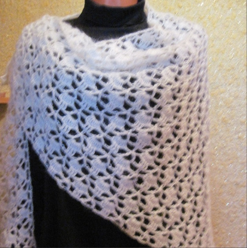 Платки для женщин вязаные ажурные - фото 6 - id-p114335866