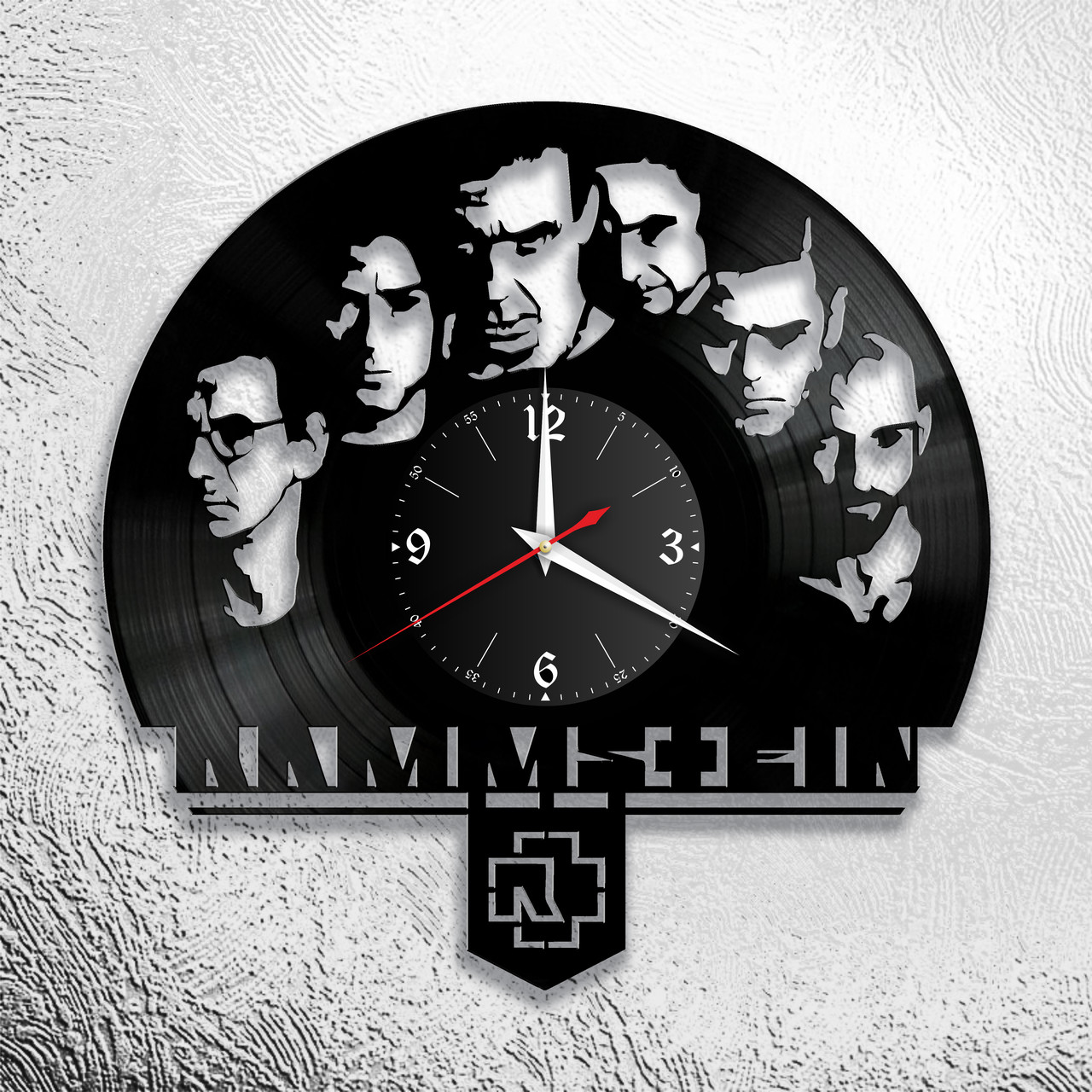 Часы из виниловой пластинки "Rammstein"  версия 1, фото 1