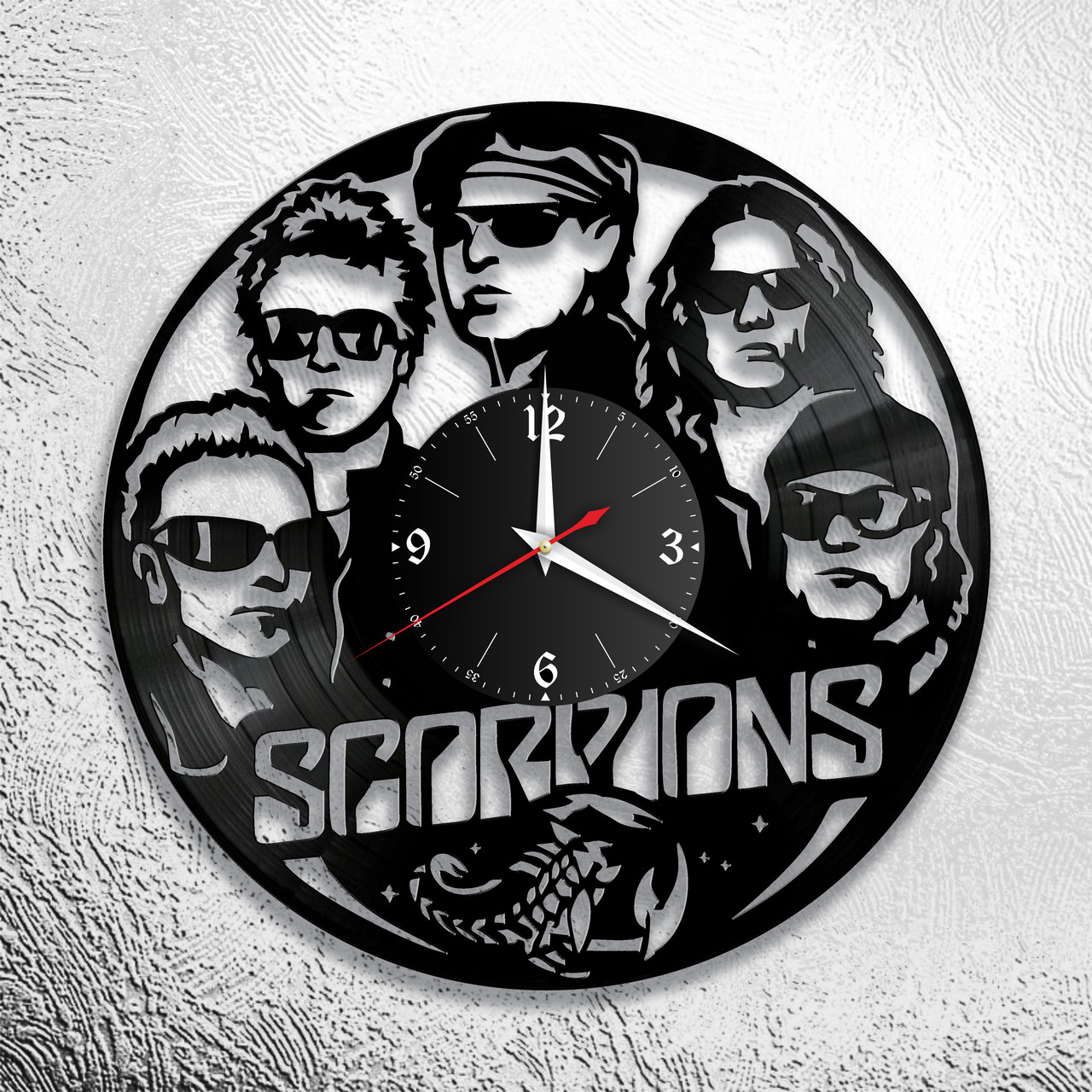 Часы из виниловой пластинки "Scorpions " версия 1, фото 1