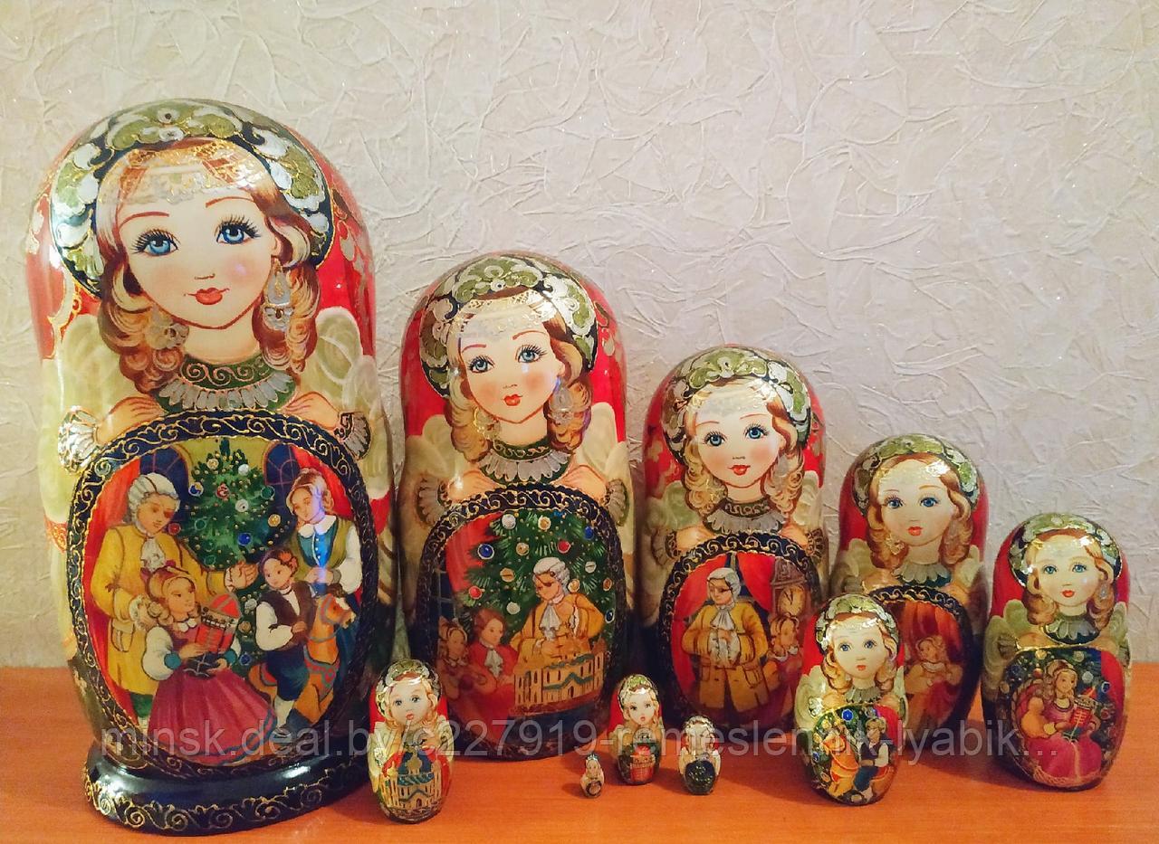 Матрёшка по сказке "Щелкунчик"! Ручной работы на 10 частей!