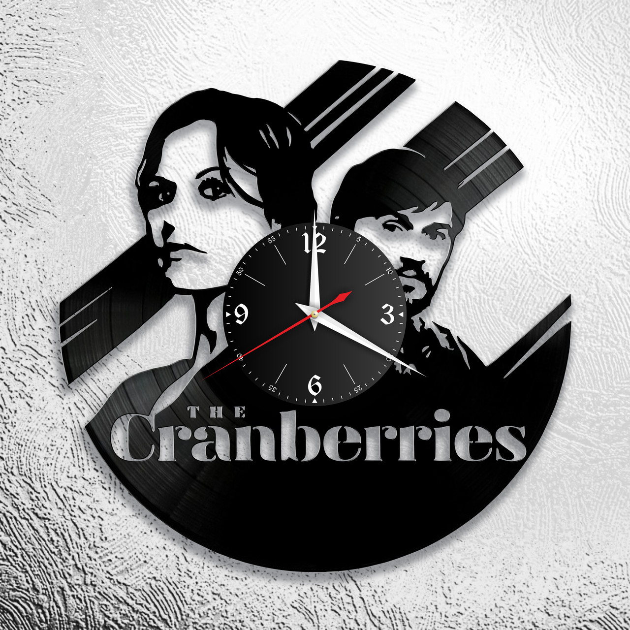 Часы из виниловой пластинки "The Cranberries " версия 1