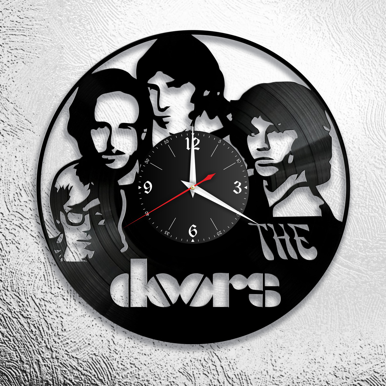 Часы из виниловой пластинки " The Doors" версия 1