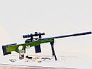 Детская снайперская пневматическая винтовка с оптическим прицелом ( два вида пулек), фото 2