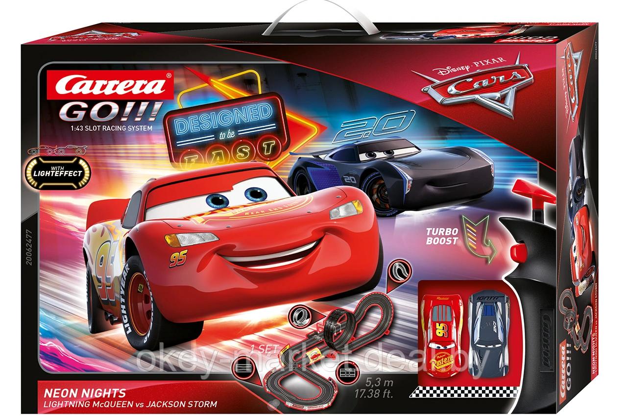 Автотрек Carrera Go Disney Pixar Cars Neon nights 62477 - фото 1 - id-p140344985