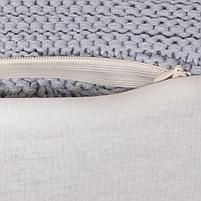 BAMBOLA Комплект на выписку 4 пр ( плед, одеяло, уголок, бант) Серый 216 всесезон, фото 6