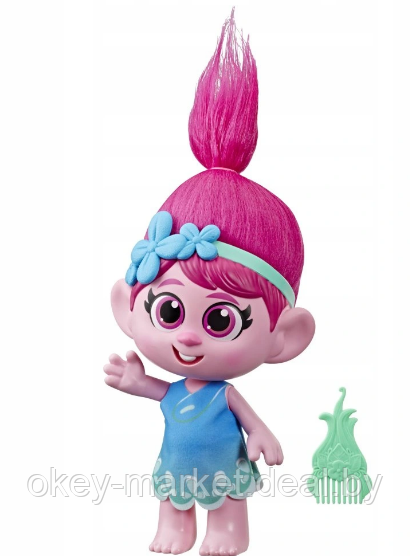 Hasbro Trolls Little Dancers - кукла-малышка Poppy E6715 - фото 2 - id-p140345312