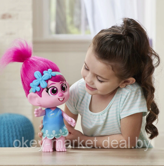 Hasbro Trolls Little Dancers - кукла-малышка Poppy E6715 - фото 5 - id-p140345312