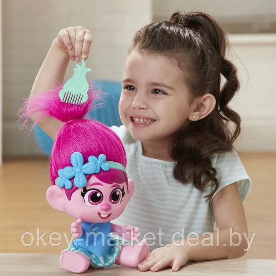 Hasbro Trolls Little Dancers - кукла-малышка Poppy E6715 - фото 6 - id-p140345312