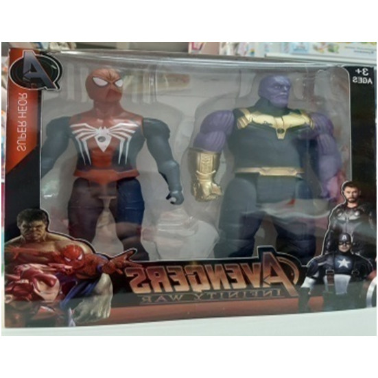 Набор героев Avengers Человек-паук и Танос