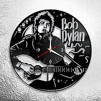 Часы из виниловой пластинки "Боб Дилан" версия 1