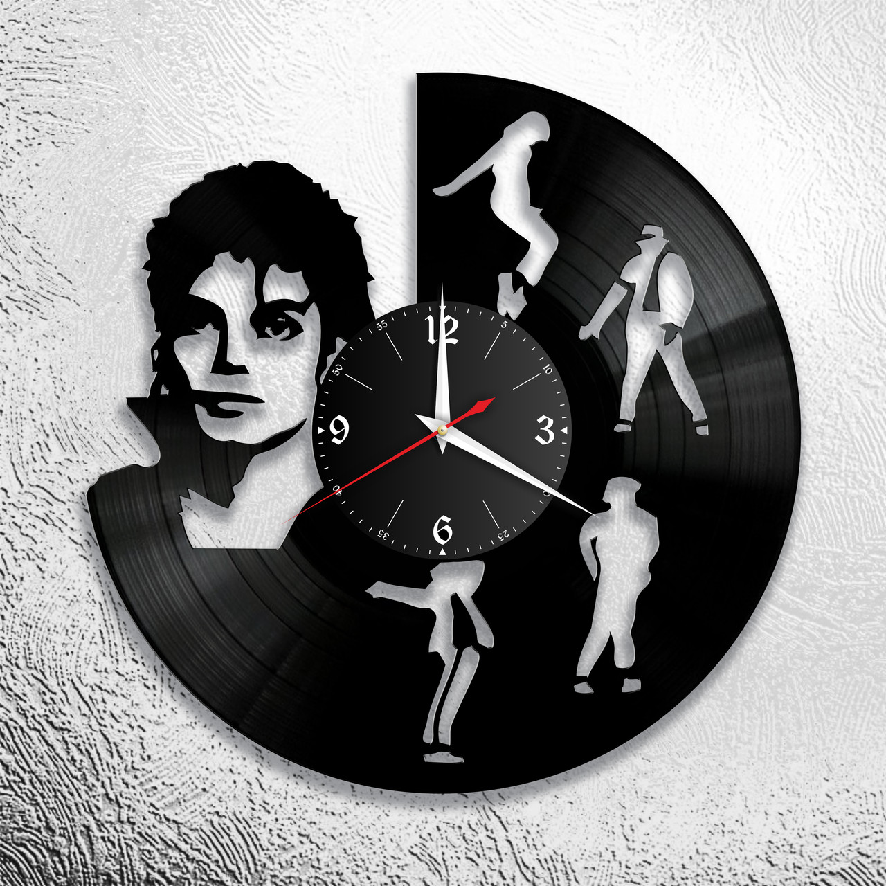 Часы из виниловой пластинки "Майкл Джексон" версия 2, фото 1