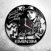 Оригинальные часы из виниловых пластинок "Eminem" версия 2