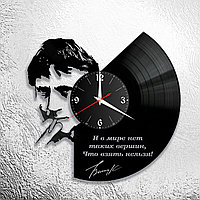Оригинальные часы из виниловых пластинок "Высоцкий" версия 2