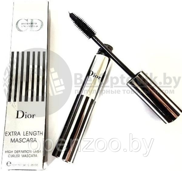 Ликвидация Подкручивающая тушь для ресниц Dior extra length Mascara, 10 ml - фото 7 - id-p140348720