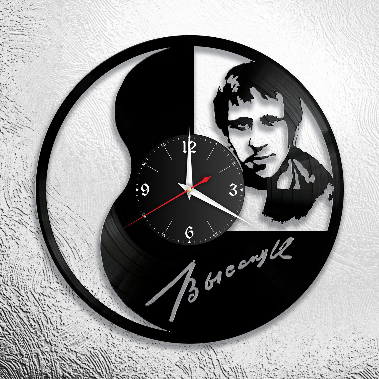 Часы из виниловой пластинки "Высоцкий" версия 3, фото 1