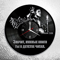 Часы из виниловой пластинки "Высоцкий" версия 4