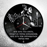 Оригинальные часы из виниловых пластинок "Высоцкий" версия 7