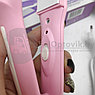 Керамический стайлер Плойка - утюжок 3,0 см шир. для укладки волос NOVA SX-8006 Розовый, фото 4