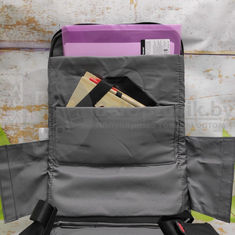 Рюкзак АНТИВОР XL ОРИГИНАЛ Dasfour USB порт, отделение для ноутбука до 15 планшета 6 Серый - фото 8 - id-p140349670