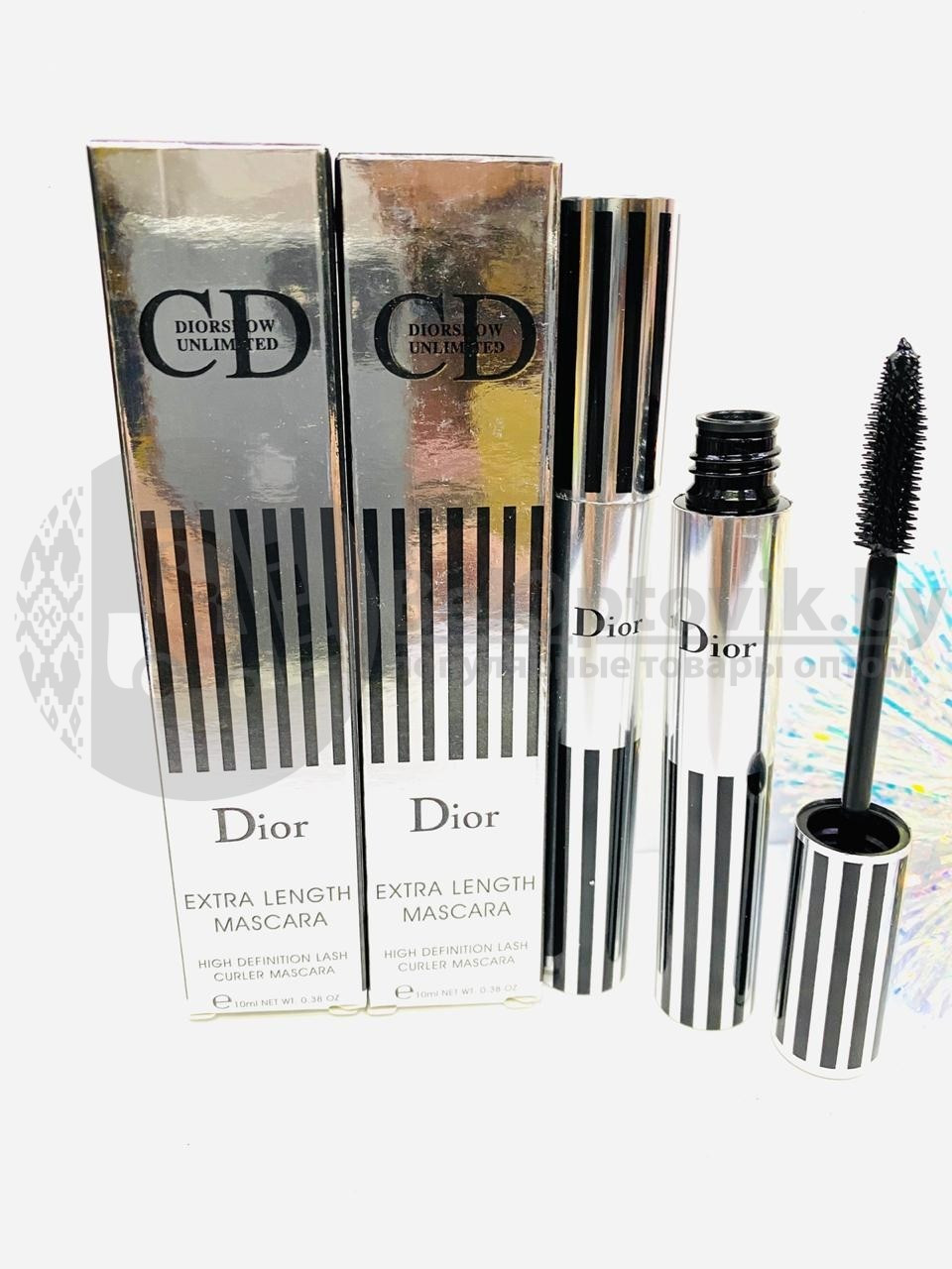 Ликвидация Подкручивающая тушь для ресниц Dior extra length Mascara, 10 ml - фото 5 - id-p140349674