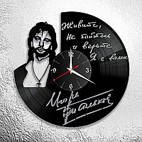 Часы из виниловой пластинки "Тальков" версия 1