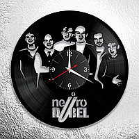 Часы из виниловой пластинки "Нейро Дюбель" версия 2