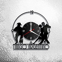 Часы из виниловой пластинки "Аргентинское Танго" версия 1