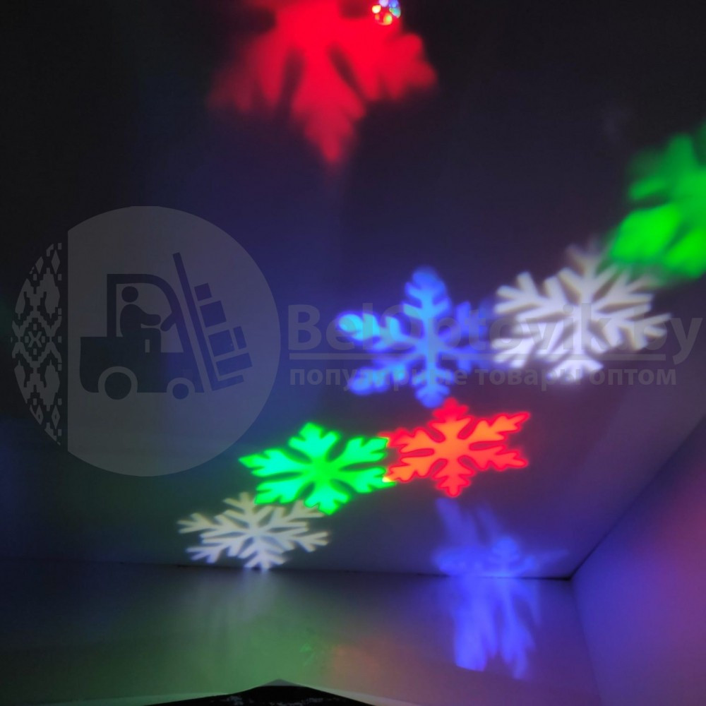 Уличный голографический лазерный проектор Christmas led projector light с эффектом цветомузыки, 10 слайдов - фото 4 - id-p140361342