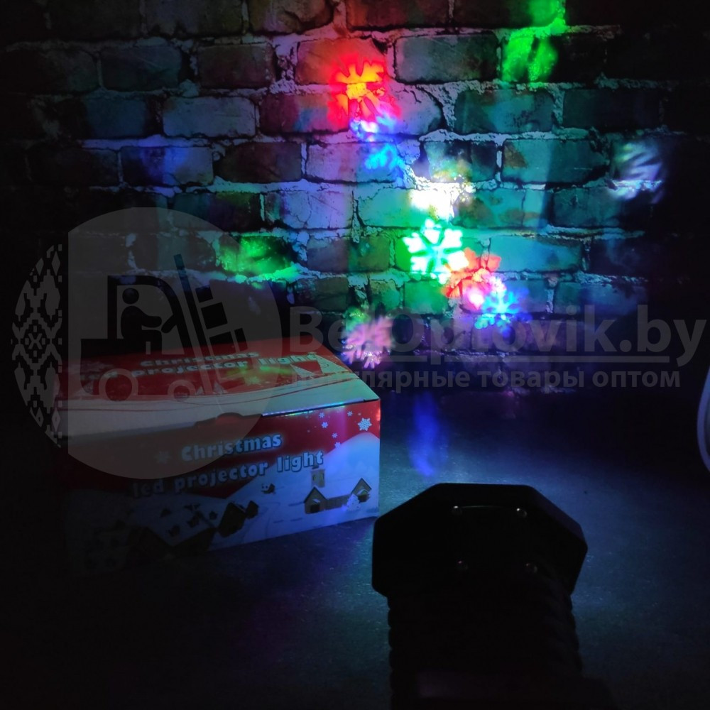 Уличный голографический лазерный проектор Christmas led projector light с эффектом цветомузыки, 10 слайдов - фото 5 - id-p140361342