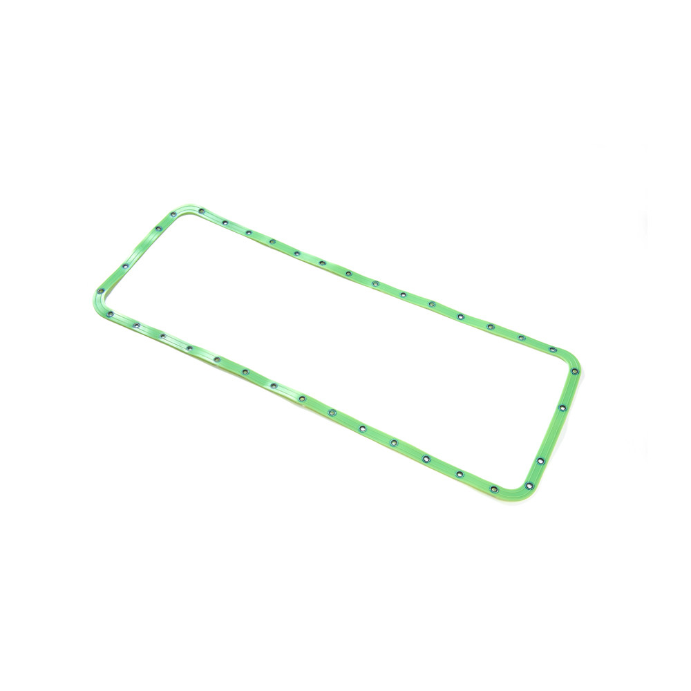 Прокладка поддона МАЗ-238 армированная МБС (зел.резина) с мет. шайбами 1 шт - фото 1 - id-p104547187