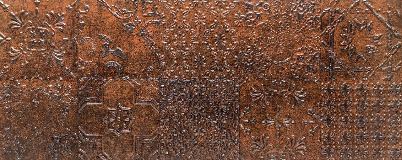 Керамическая плитка декор Finestra brown 29.8x74.8
