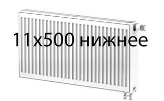 Стальные радиаторы Buderus Logatrend VK-Profil 11 500 с нижним подключением