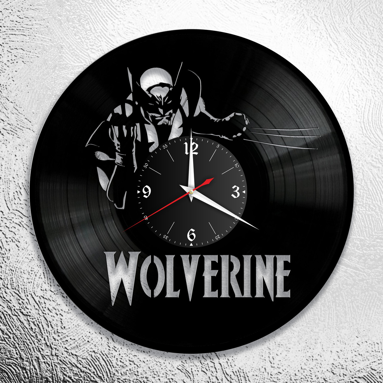 Часы из виниловой пластинки "Wolverine" версия 1, фото 1